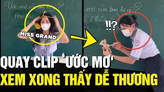 Quay clip về ƯỚC MƠ của các bạn trong lớp dân mạng xem xong CẢM THẤY DỄ THƯƠNG  Tin Ngắn 3 Phút [upl. by Boj35]