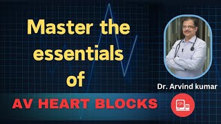 Basics of AV blocks  ECG concepts [upl. by Tnahsarp]