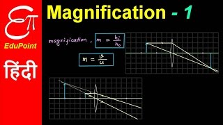 Magnification by a lens  Part 1  video in HINDI [upl. by Neerual425]