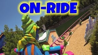 Grovers Alpine Coaster Express Onride Front Seat HD POV Busch Gardens Williamsburg [upl. by Rodmun]