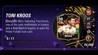 TONI KROOS 98 ALL SBC SOLUTION MADFUT 24 [upl. by Emilie]