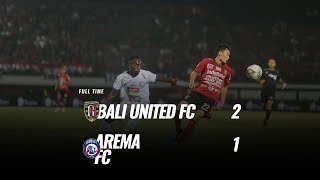 Pekan 16 Cuplikan Pertandingan Bali United FC vs Arema FC 24 Agustus 2019 [upl. by Aneej215]