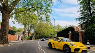 Driving in London  Paddington to Mill Hill  St John’s Wood and Swiss Cottage School Run Traffic [upl. by Forcier]