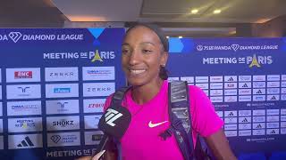 World Leader In The Heptathlon Nafi Thiam Worked Through The High Jump In Paris [upl. by Danila]