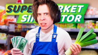 Streamer Trabaja Por Primera Vez  Supermarket Simulator [upl. by Airamzul965]