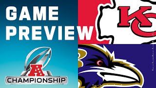 Kansas City Chiefs vs Baltimore Ravens  2023 AFC Championship Game Preview [upl. by Myranda226]