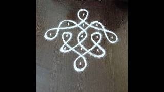 Beautiful daily kolam  rangoli designs  Easy and simple muggulu [upl. by Pillsbury]