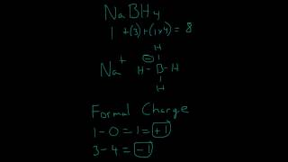 Lewis Structure NaBH4 [upl. by Mccartan]