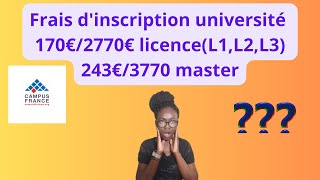 Campus FranceVoici comment obtenir lexonération de frais de scolarité suite à laugmentation [upl. by Eudora]