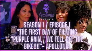 Apollonia Studio 6 quotThe First Day of Filming quotPurple Rainquot We Fell Off The Bikequot [upl. by Monaco]