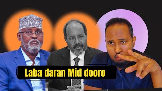 Hassan Sheikh oo ku jira laba daran Mid dooro [upl. by Dall864]