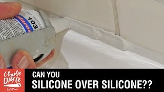 Can You Silicone Over Existing Silicone [upl. by Ahselak]