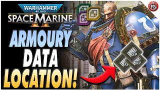 All Armoury Data amp Gene Seed Locations Decapitation  Warhammer 40000 Space Marine 2 [upl. by Neyrb]