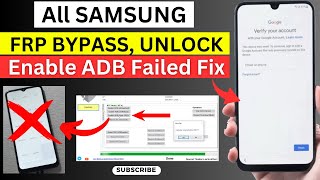 All Samsung FRP Bypass 2023  FinallyEnable ADB Failed Fix [upl. by Imelda136]