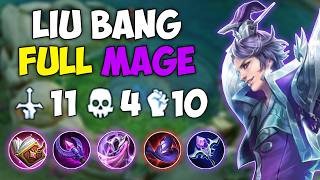 Liu Bang MID LANE full Magic Build  Legend 110★ Gameplay Honor of Kings [upl. by Oiliruam333]