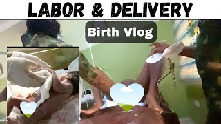 MY SUCCESSFUL NATURAL BIRTH VLOG  LABOR AND DELIVERY 2024 [upl. by Debee]