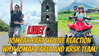 JOMCAR PART 46 LIVE REACTION WITH JOMAR CARLA AND KRSR TODO KILIGAN AT HIYAWAN NA ITO kalingaprab [upl. by Ydnik242]