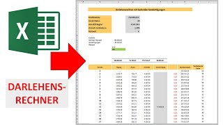 Darlehensrechner mit einmaliger Sondertilgung I Excel Vorlage I Excelpedia [upl. by Oap]