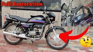 Splendor Full Restoration Video  20 years old   Last part restoration rebuild abandoned [upl. by Tserrof]