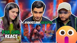 Pakistani Reaction On KISSIK Lyrical Video Hindi  Pushpa 2 The Rule  Allu Arjun  Sukumar [upl. by Enomes]