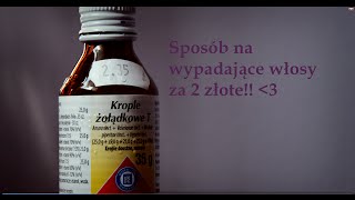 Sposób na wypadające włosy za 2 złote [upl. by Ymmaj]