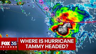 Hurricane Tammy update Where is the storm heading [upl. by Steinberg192]