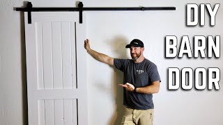 How To Build A DIY Barn Door In A Weekend [upl. by Erised]