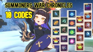 10 Codes for Summoners War Chronicles [upl. by Gawain]