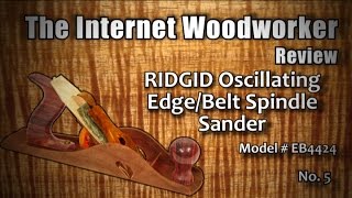 TIW Review No 05  Oscillating Belt Spindle Sander [upl. by Drucie25]