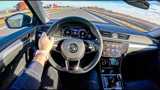 2023 Skoda Superb 15 TSI 150HP 0100 POV Test Drive 1921 Joe Black [upl. by Lilak]