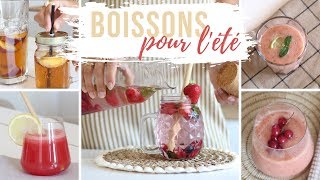 5 boissons rafraichissantes pour lété [upl. by Normandy668]