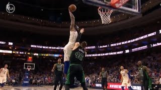 Joel Embiid Murders Aron Baynes With Dunk Of His Career！ [upl. by Ayikur]