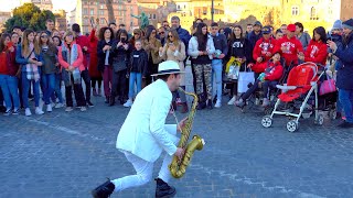 quotLambadaquot 💃2020🌴 STREET SAX PERFORMANCE [upl. by Sabino566]