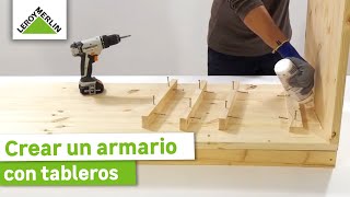 Aprende a montar un armario con tableros I LEROY MERLIN [upl. by Marven]