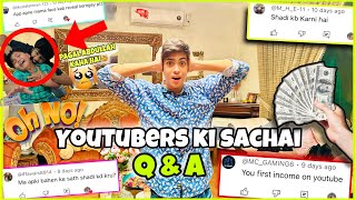 YouTube income reveal krdi sbki🤑First QnA video [upl. by Sosanna]