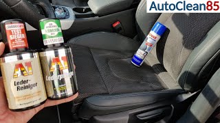 Alcantara und Ledersitze REINIGEN und VERSIEGELN  Leder aufbereiten im Auto [upl. by Liuqnoj948]