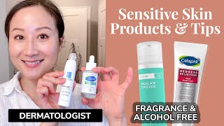 SENSITIVE SKIN amp Products amp Tips from a Dermatologist [upl. by Ttemme]