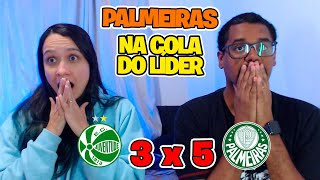 JUVENTUDE 3 X 5 PALMEIRAS  QUE JOGAÇO  PALMEIRAS COLA NO LÍDER [upl. by Acirrej]