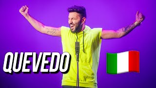 QUEVEDO 🇮🇹 in ITALIANO Stefano Germanotta Bizarrap QuevedoPD [upl. by Acilegna368]