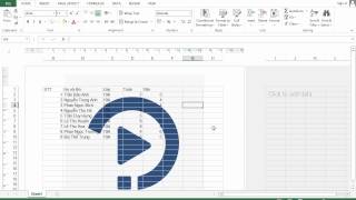 Cách chèn logo vào bảng tính Excel [upl. by Dud]