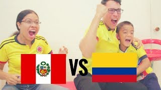 Reacción Colombia vs Peru 101017 11 Eliminatorias Mundial De Rusia 2018 [upl. by Kaitlyn]