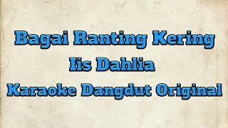 Karaoke Dangdut Bagai Ranting Kering Original [upl. by Junieta]