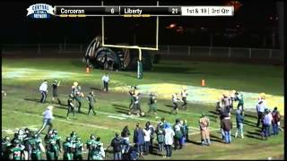 Football  Corcoran vs Liberty Madera Ranchos [upl. by Nnylannej]