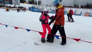 Poprvé na snowboardu [upl. by Reffotsirk]