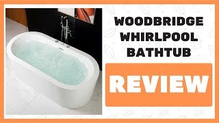 WOODBRIDGE B0030BTS1606 Review 🎉 WOODBRIDGE Whirlpool Freestanding Bathtub [upl. by Eberto]