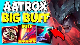 AATROX JUST GOT A HUGE DAMAGE BUFF HES LITERALLY GOD TIER NOW [upl. by Carlton]