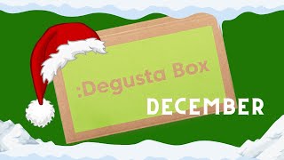 Degustabox December Giveaway amp Unboxing [upl. by Turro]