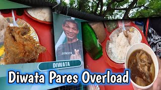 DIWATA PARES OVERLOAD  FRIED SIKEN AND PARES [upl. by Atenaz]