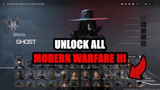 UNCUT CoD MW3 Unlock All Tool 🔥 Unlock All Camos  Operators in Multiplayer amp Zombies Full Guide [upl. by Eelitan]