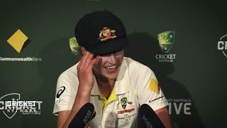 Perry in stitches recounting remarkable return catch [upl. by Daphna]